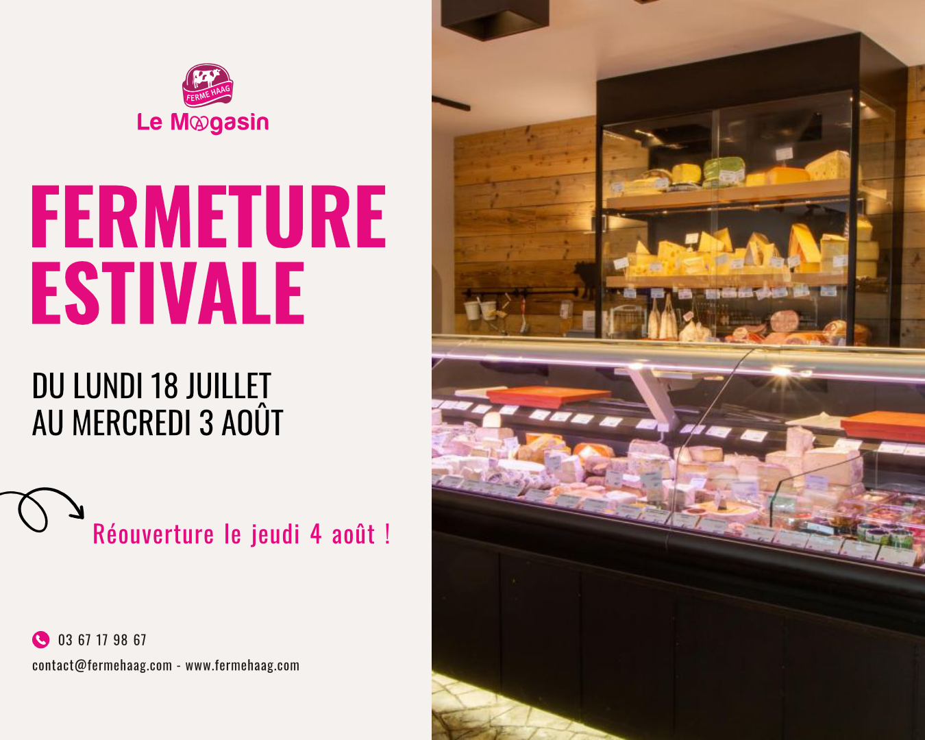 Congés d'été 2022